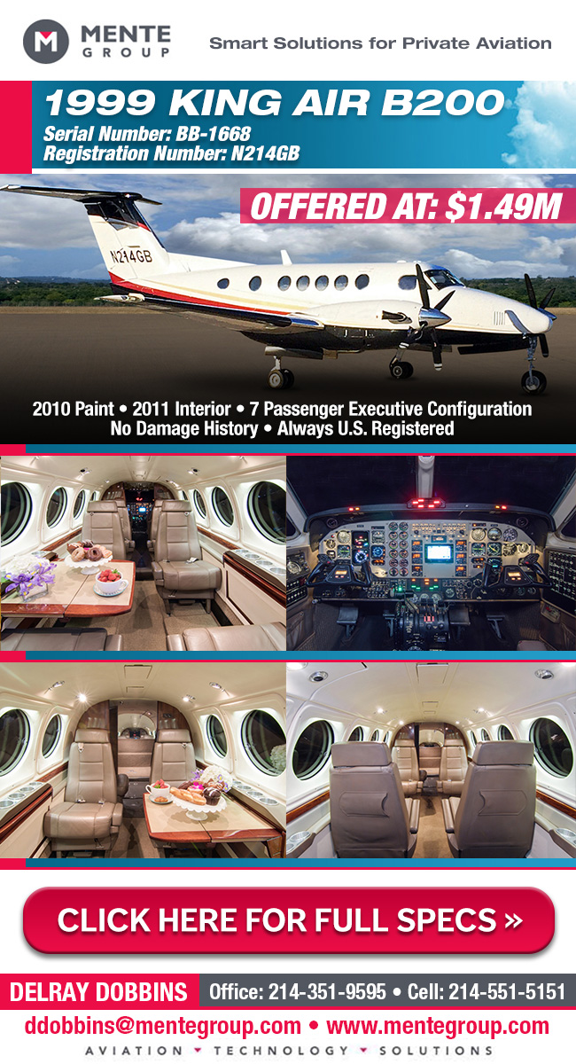 Mente Group | 1999 King Air B200 For Sale