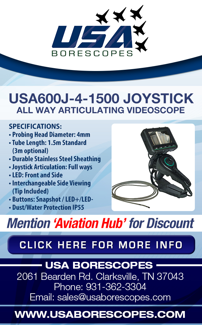 USA Borescopes USA600J41500 Joystick All Way Articulating